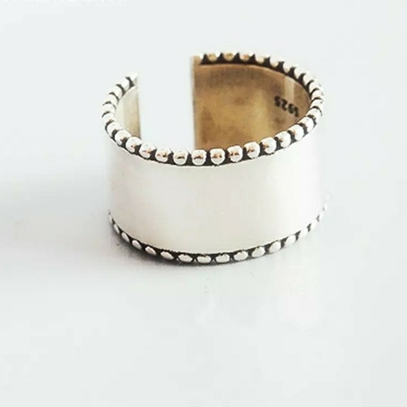 NEW Bohemian S925 Vintage Adjustable Antique Ring - Picture 4 of 9